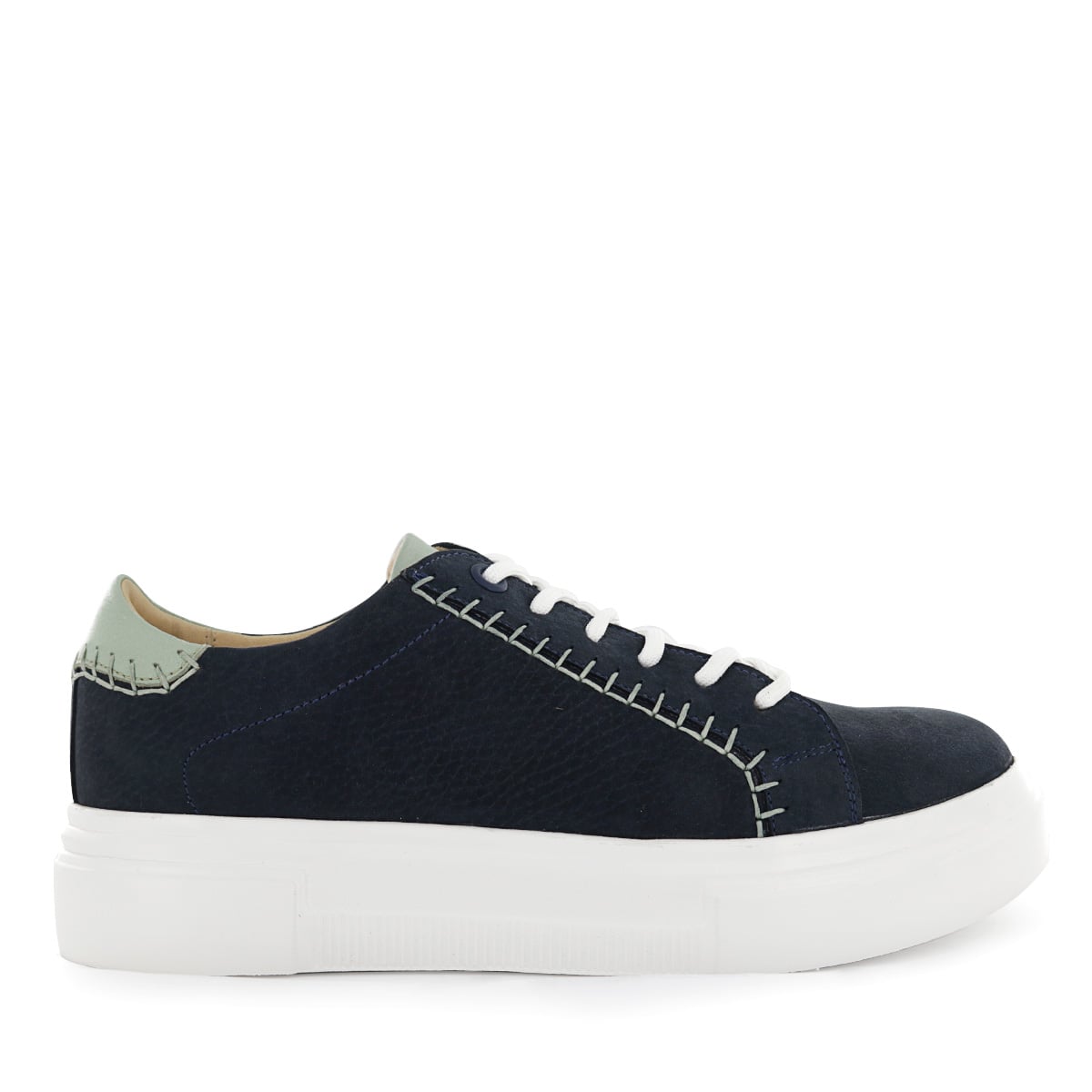 ZAPATILLAS CUERO MUJER MANUELA03 AZUL - 2
