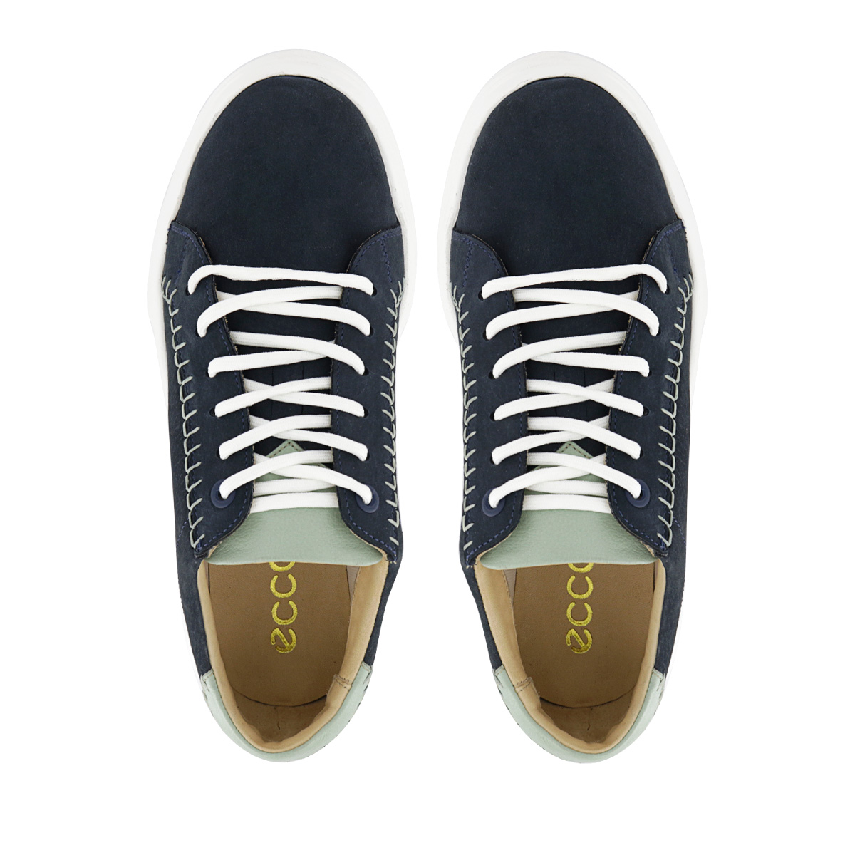 ZAPATILLAS CUERO MUJER MANUELA03 AZUL - 5