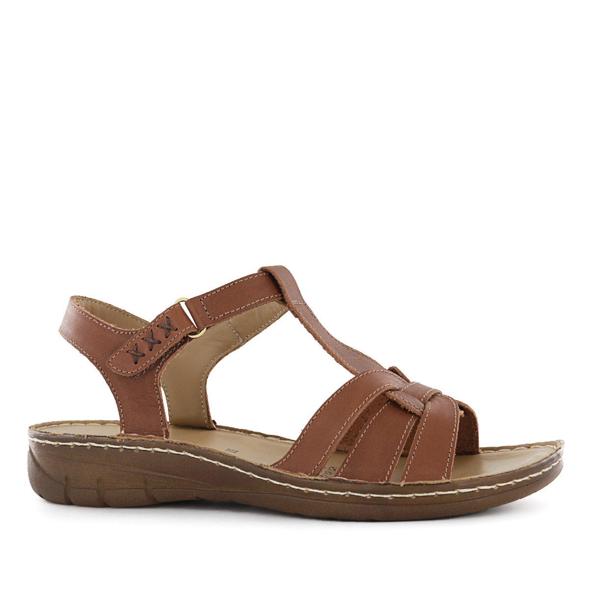 SANDALIAS CUERO MUJER BONNIE02 COBRE - 1