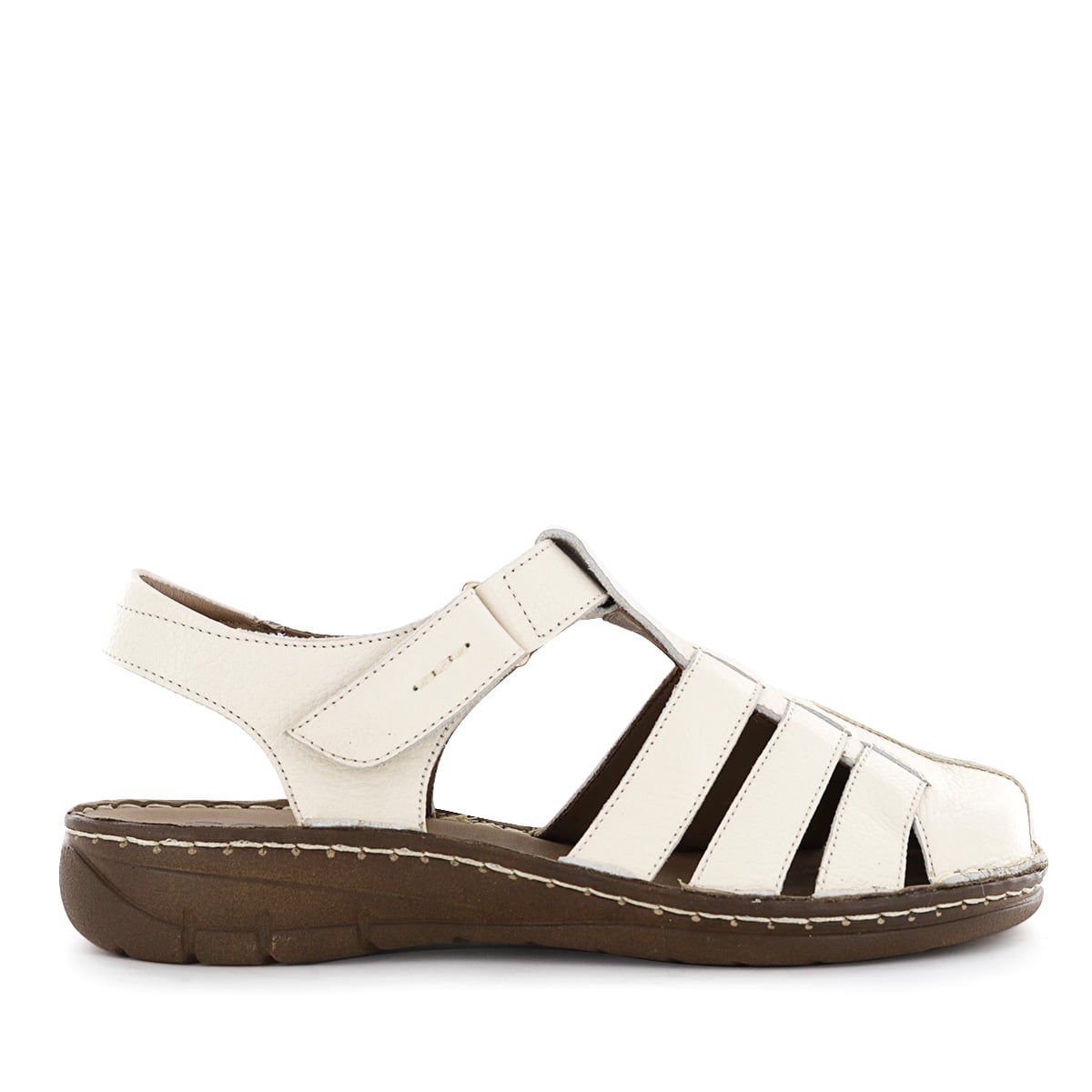 SANDALIAS CUERO MUJER BONNIE06 MARFIL - 2