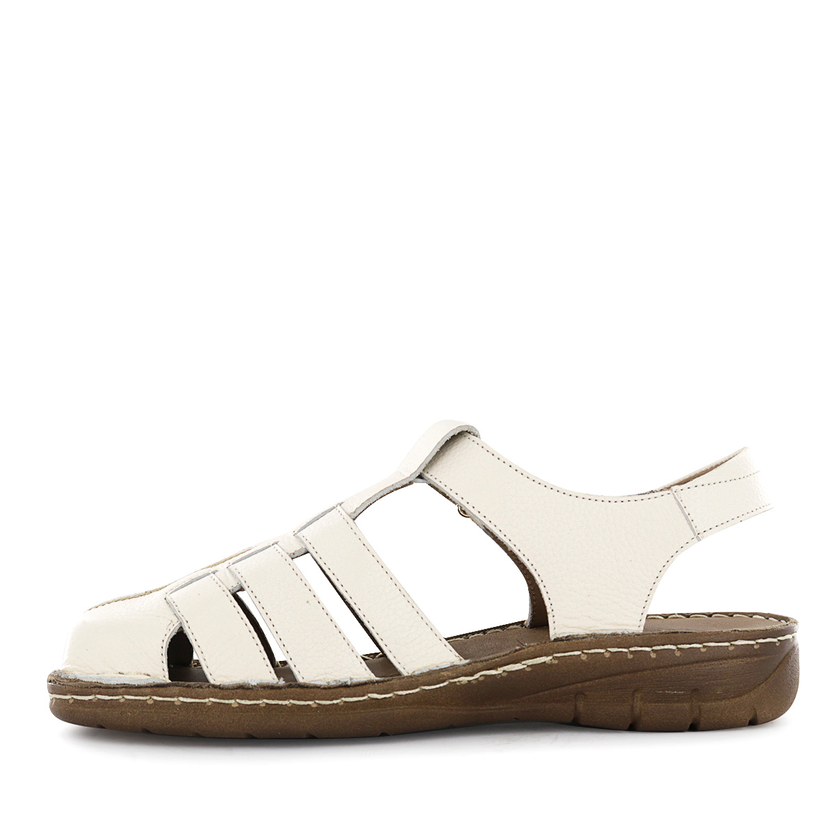 SANDALIAS CUERO MUJER BONNIE06 MARFIL - 4