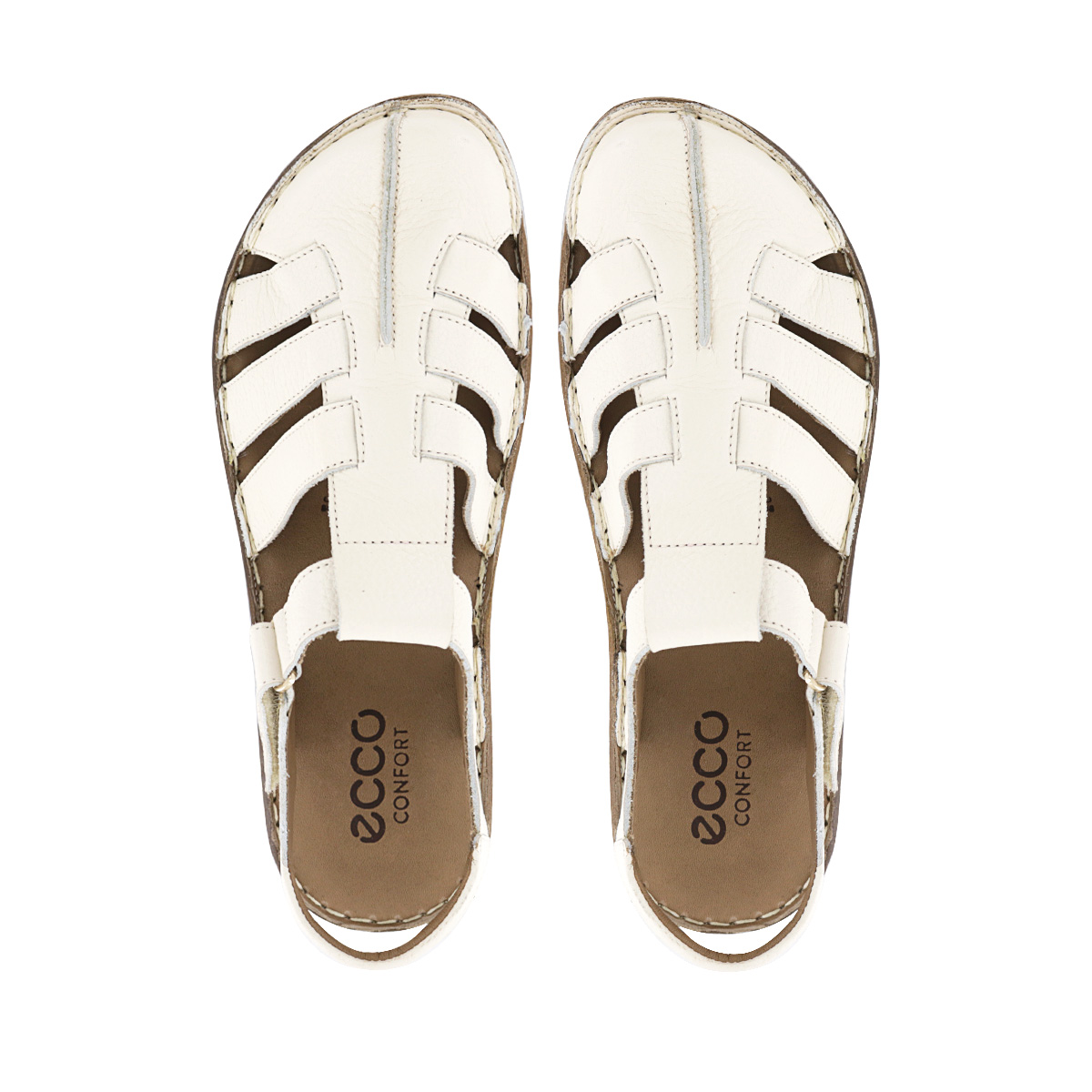 SANDALIAS CUERO MUJER BONNIE06 MARFIL - 5