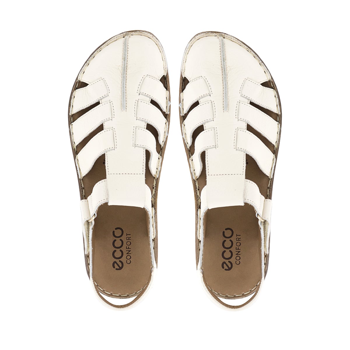 SANDALIAS CUERO MUJER BONNIE06 MARFIL - 5