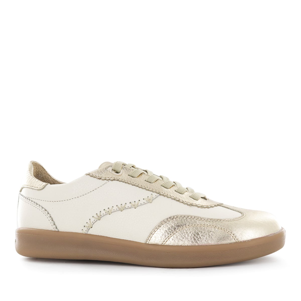 ZAPATILLAS CUERO MUJER TESSA03 ORO - 1