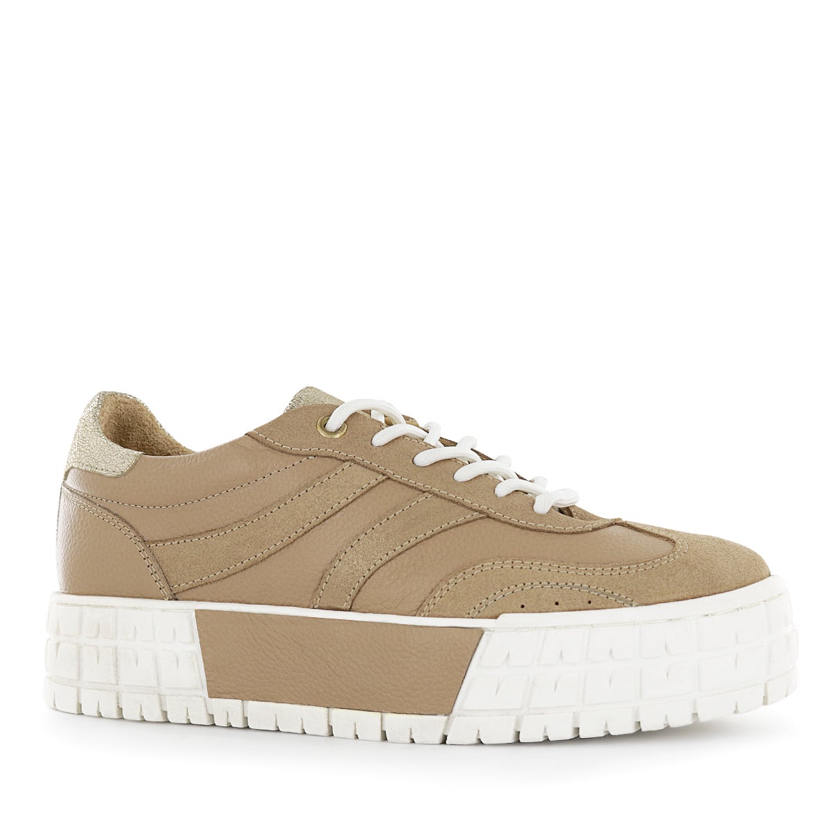 ZAPATILLAS CUERO MUJER SABINA02 LATTE - 1