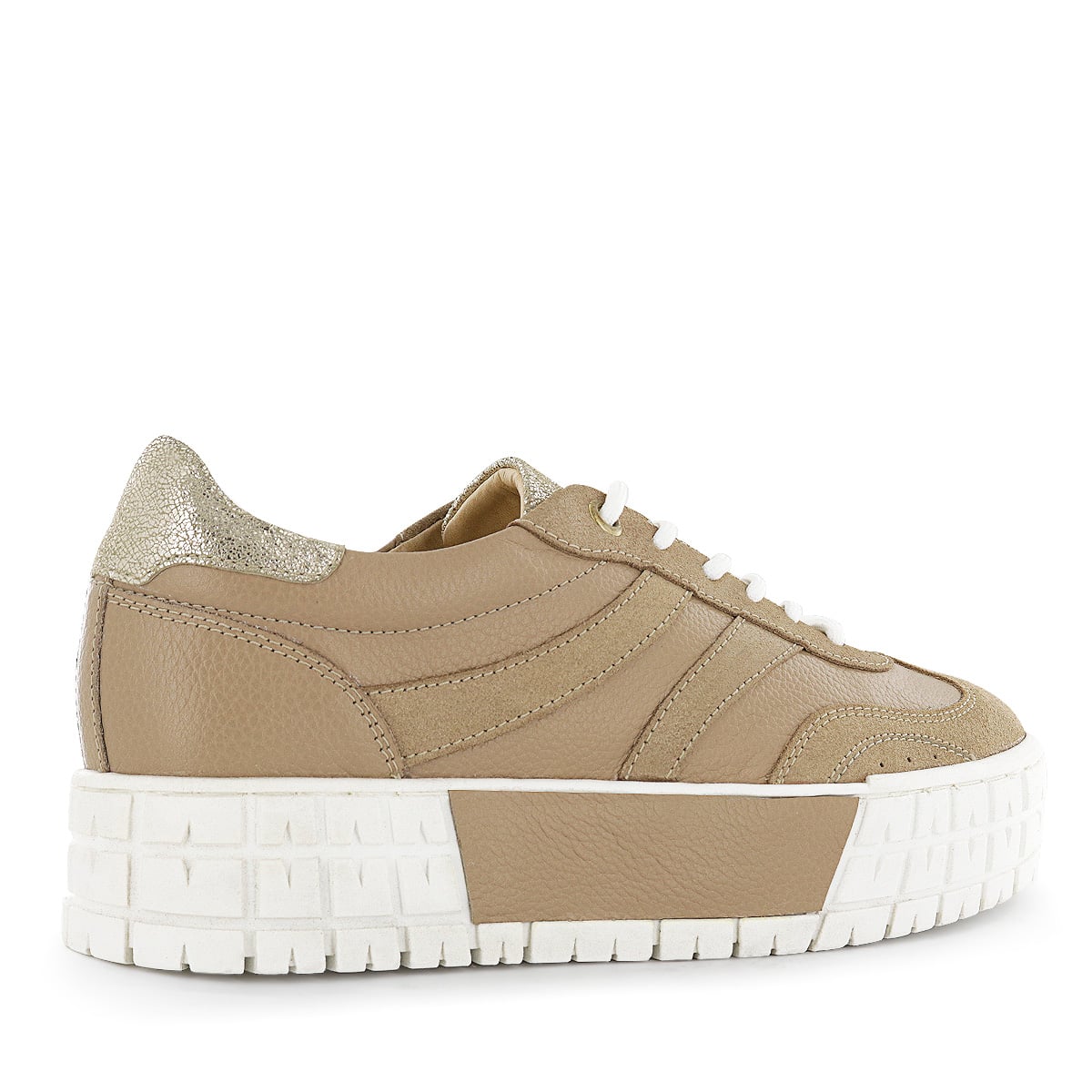 ZAPATILLAS CUERO MUJER SABINA02 LATTE - 3