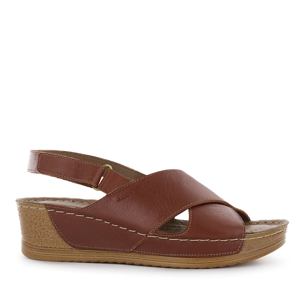 SANDALIAS CUERO MUJER BIBI03 TERRACOTA - 1