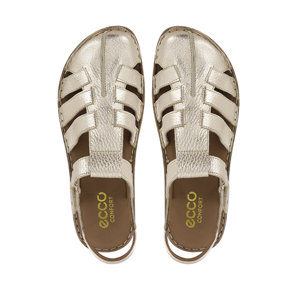 SANDALIAS CUERO MUJER BONNIE06 ORO - 5