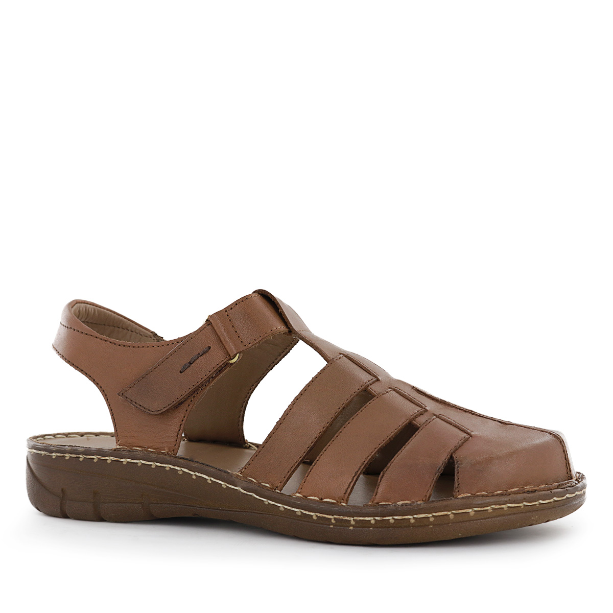 SANDALIAS CUERO MUJER BONNIE06 TOFFEE - 1