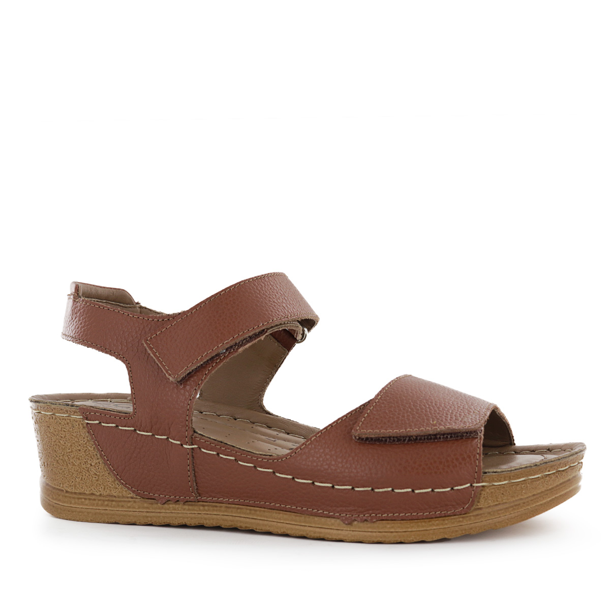 SANDALIAS CUERO MUJER BIBI02 COBRE - 1