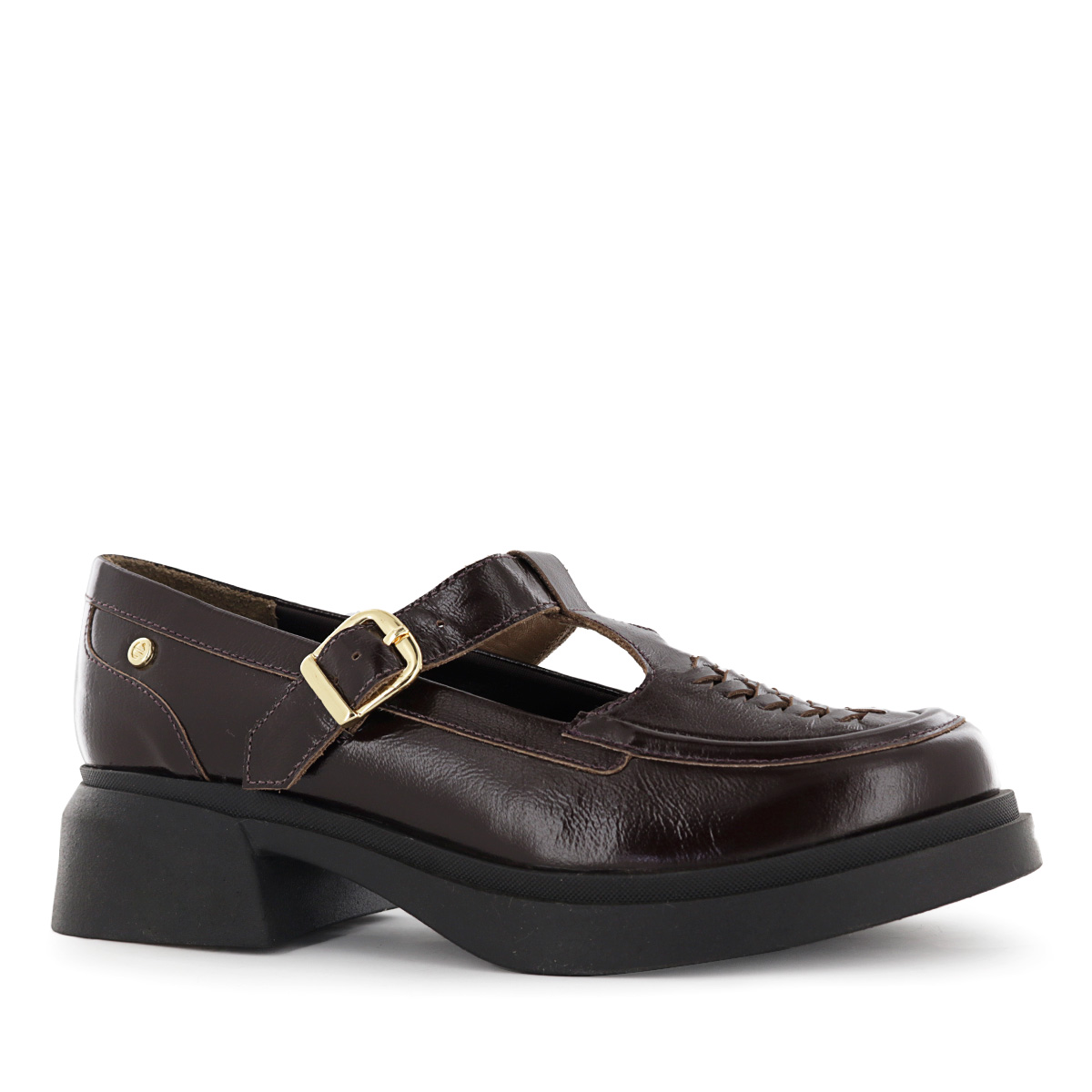 MOCASINES CUERO MUJER BAYA03 CHOCOLATE - 1