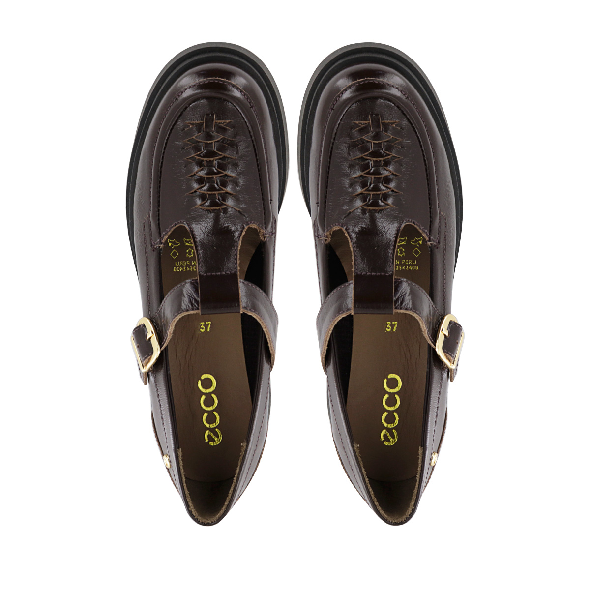 MOCASINES CUERO MUJER BAYA03 CHOCOLATE - 5