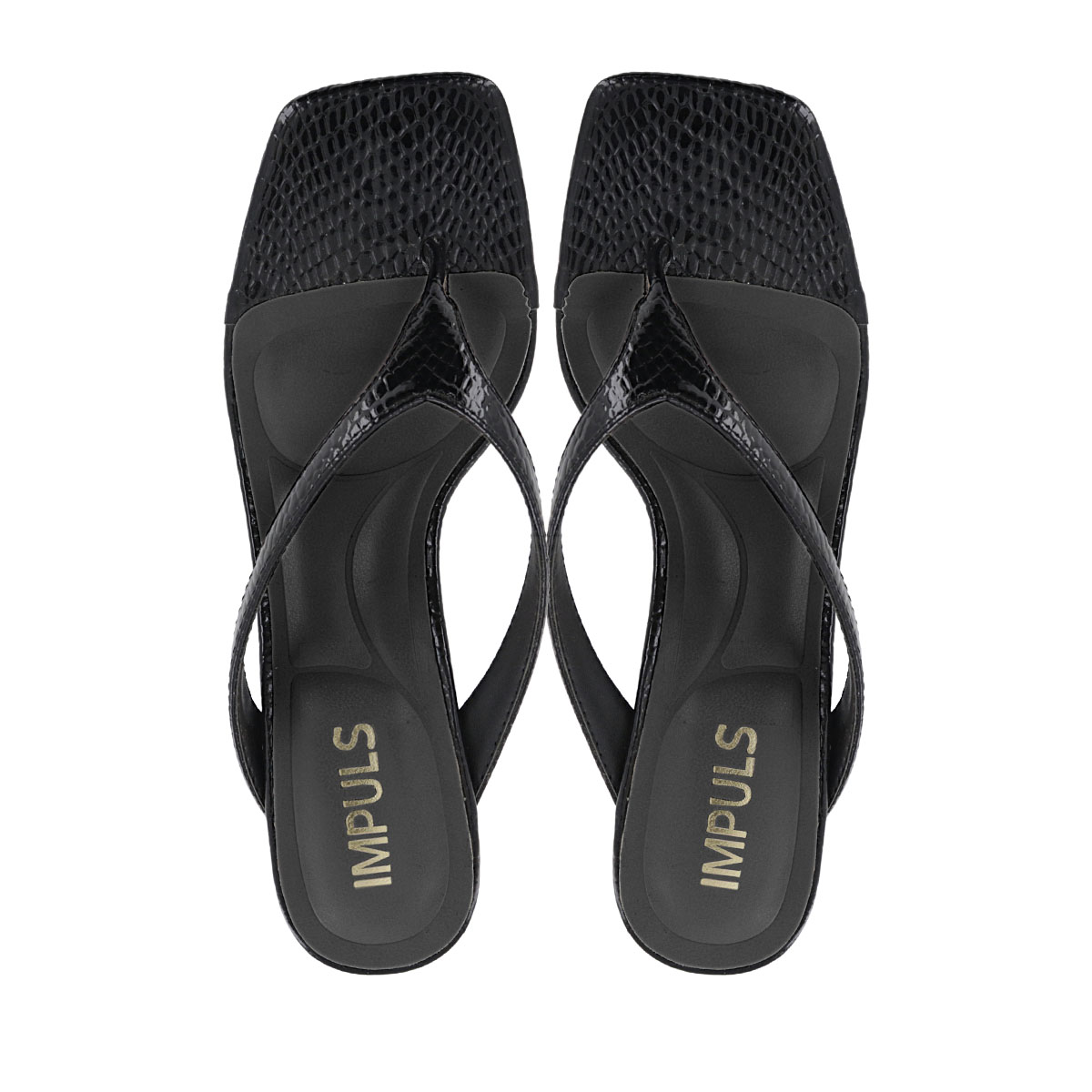 SANDALIAS TACO IMPULS MUJER JENNIE03 NEGRO - 5