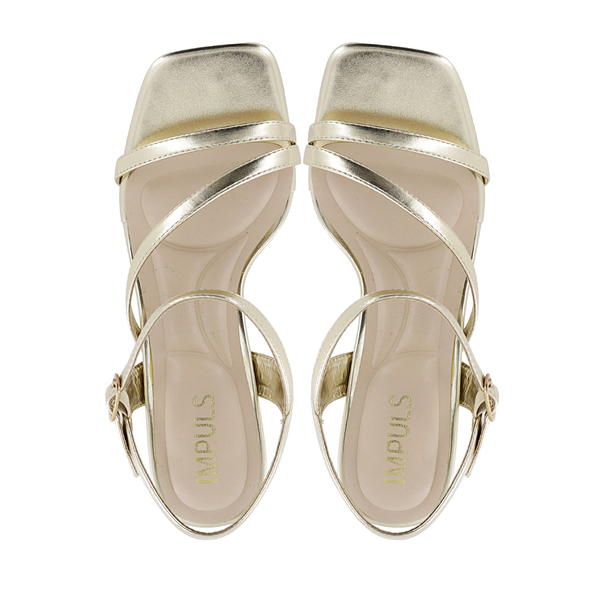 SANDALIAS TACO IMPULS MUJER ROSE01 ORO - 5