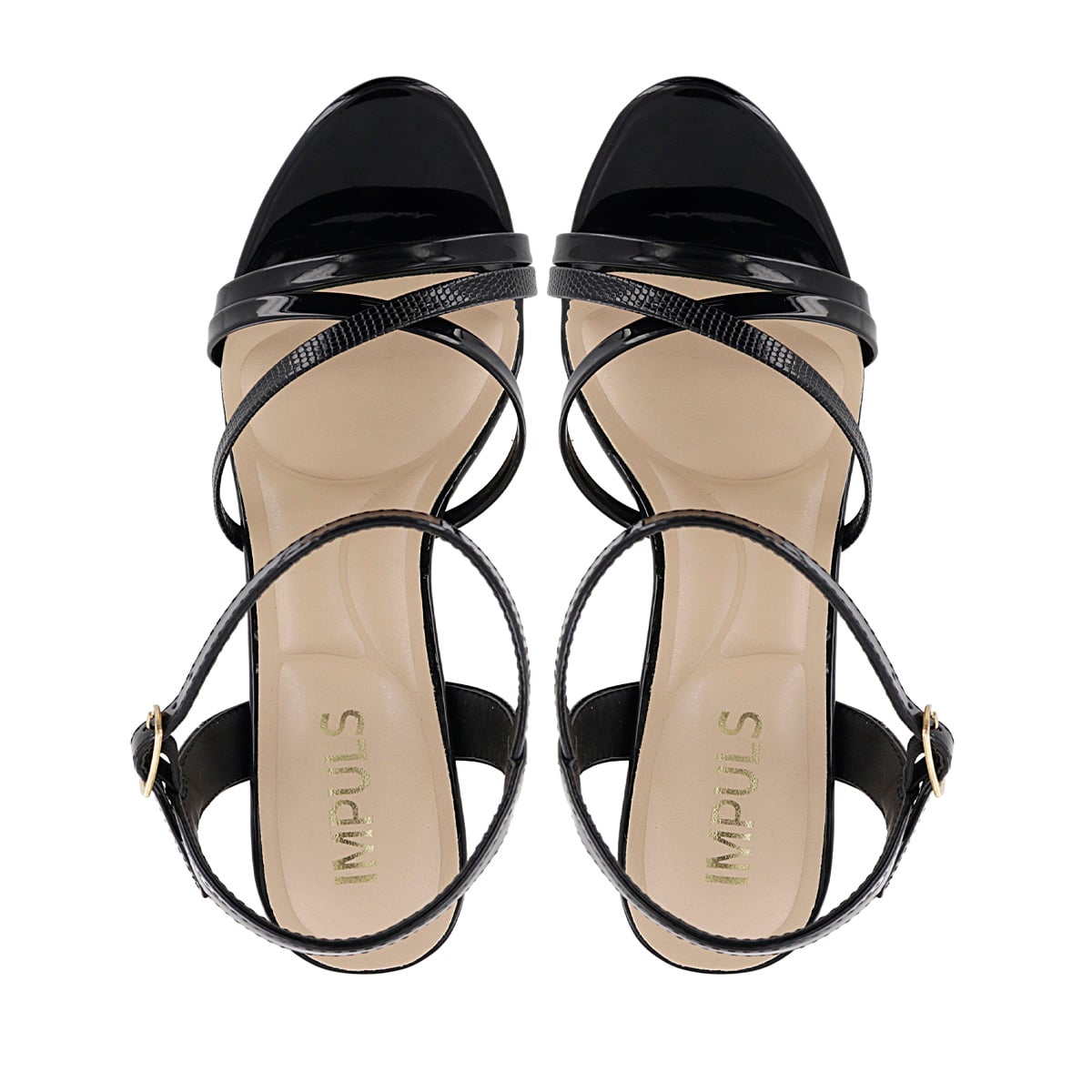 SANDALIAS TACO IMPULS MUJER ROSE05 NEGRO - 5