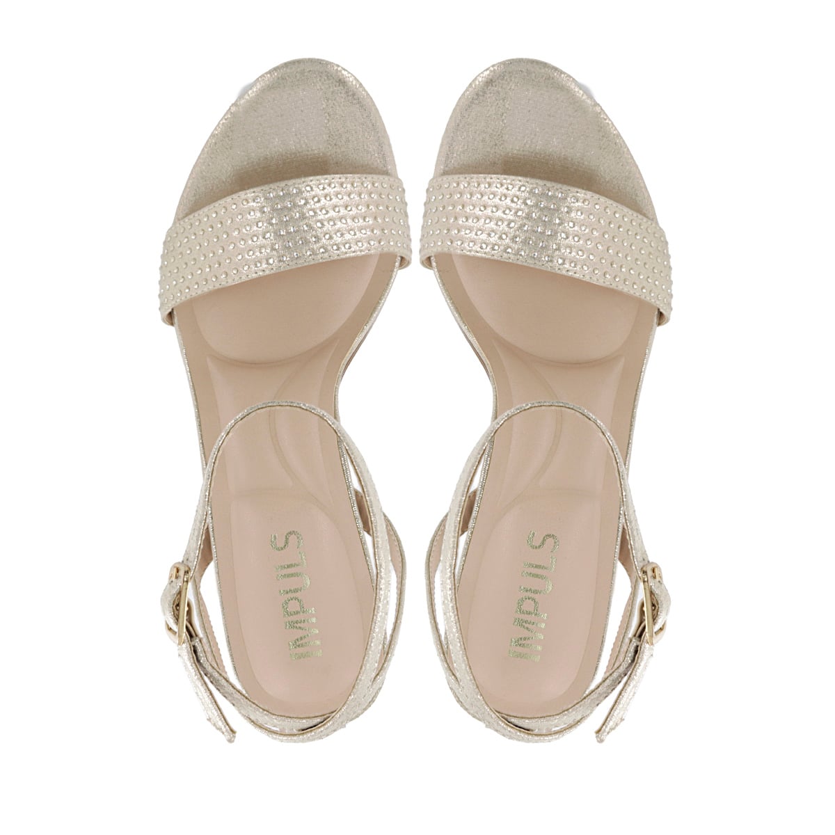 SANDALIAS TACO IMPULS MUJER ROSE04 ORO - 5