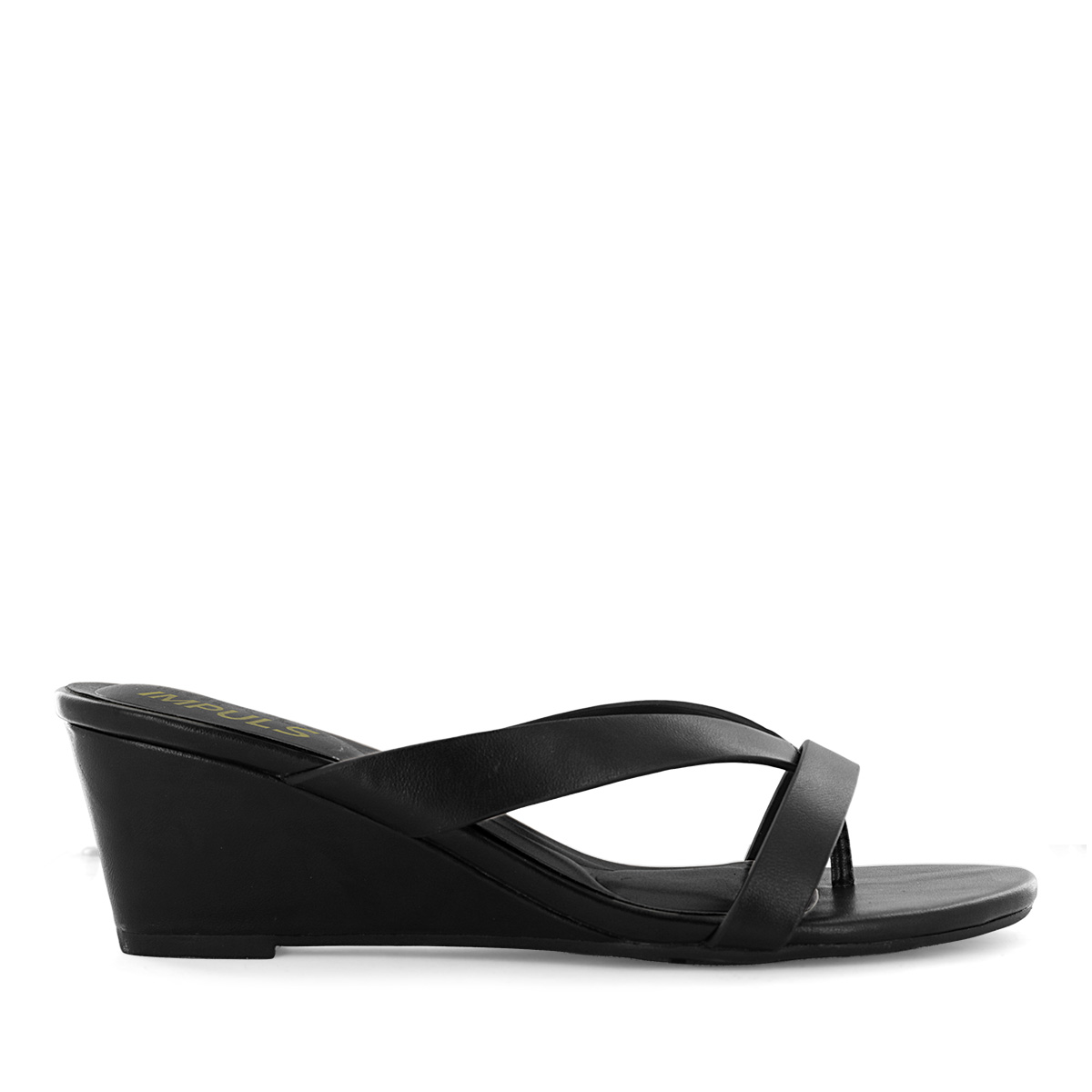 SANDALIAS CUÑA IMPULS MUJER JENNIE10 NEGRO - 2