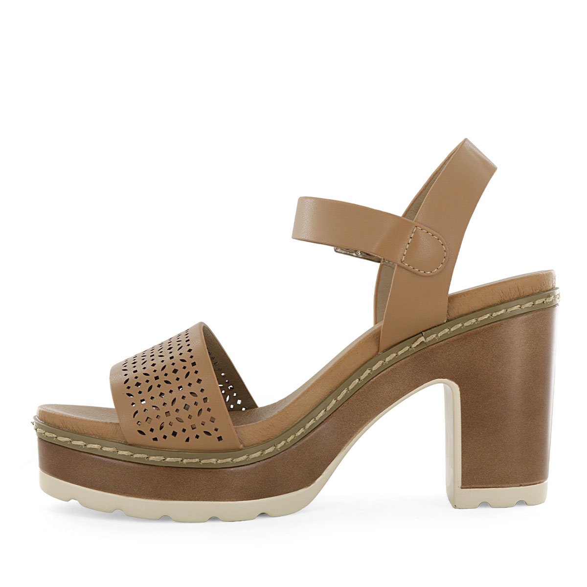 SANDALIAS TACO IMPULS MUJER ARIANA09 CAMEL - 4
