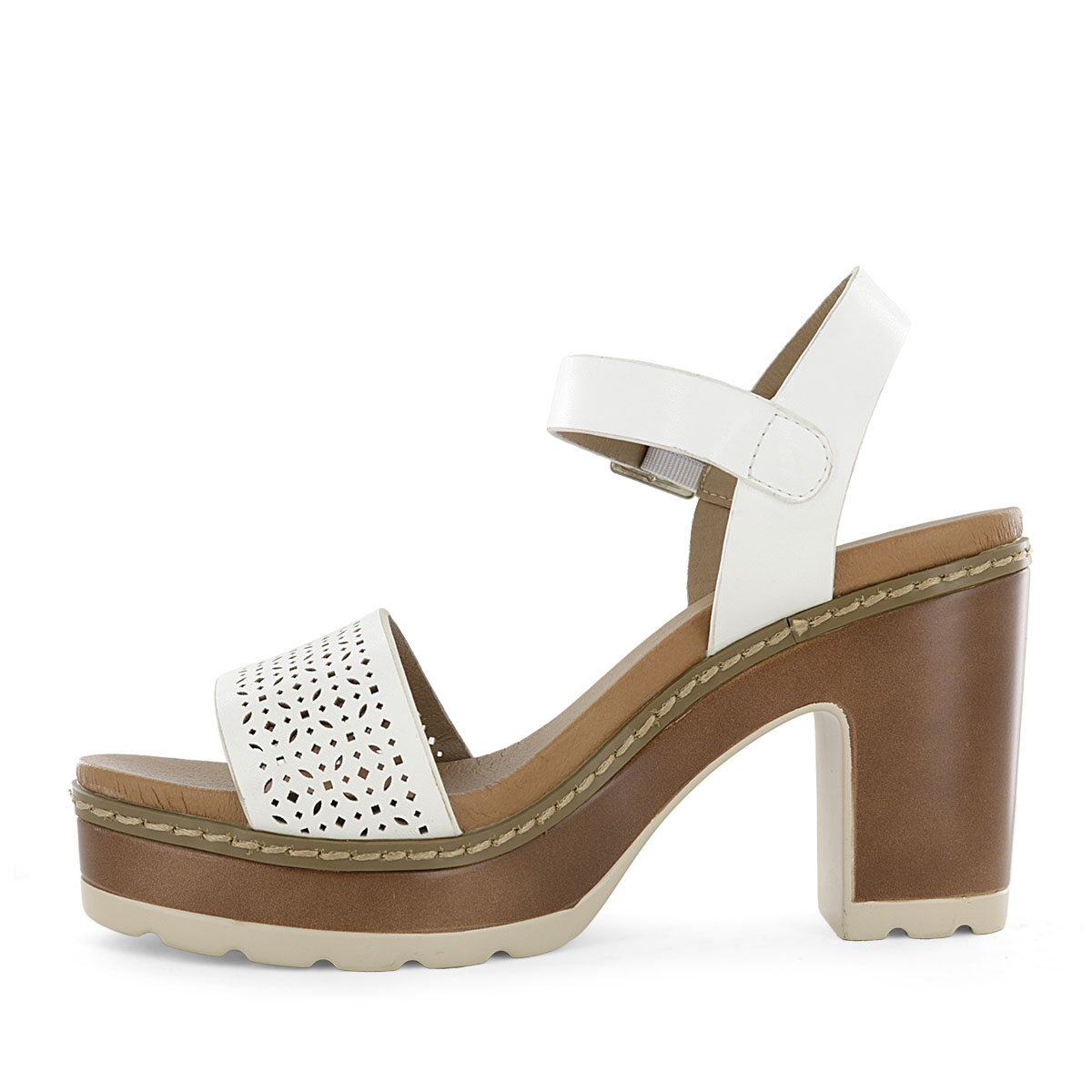 SANDALIAS TACO IMPULS MUJER ARIANA09 BLANCO - 4