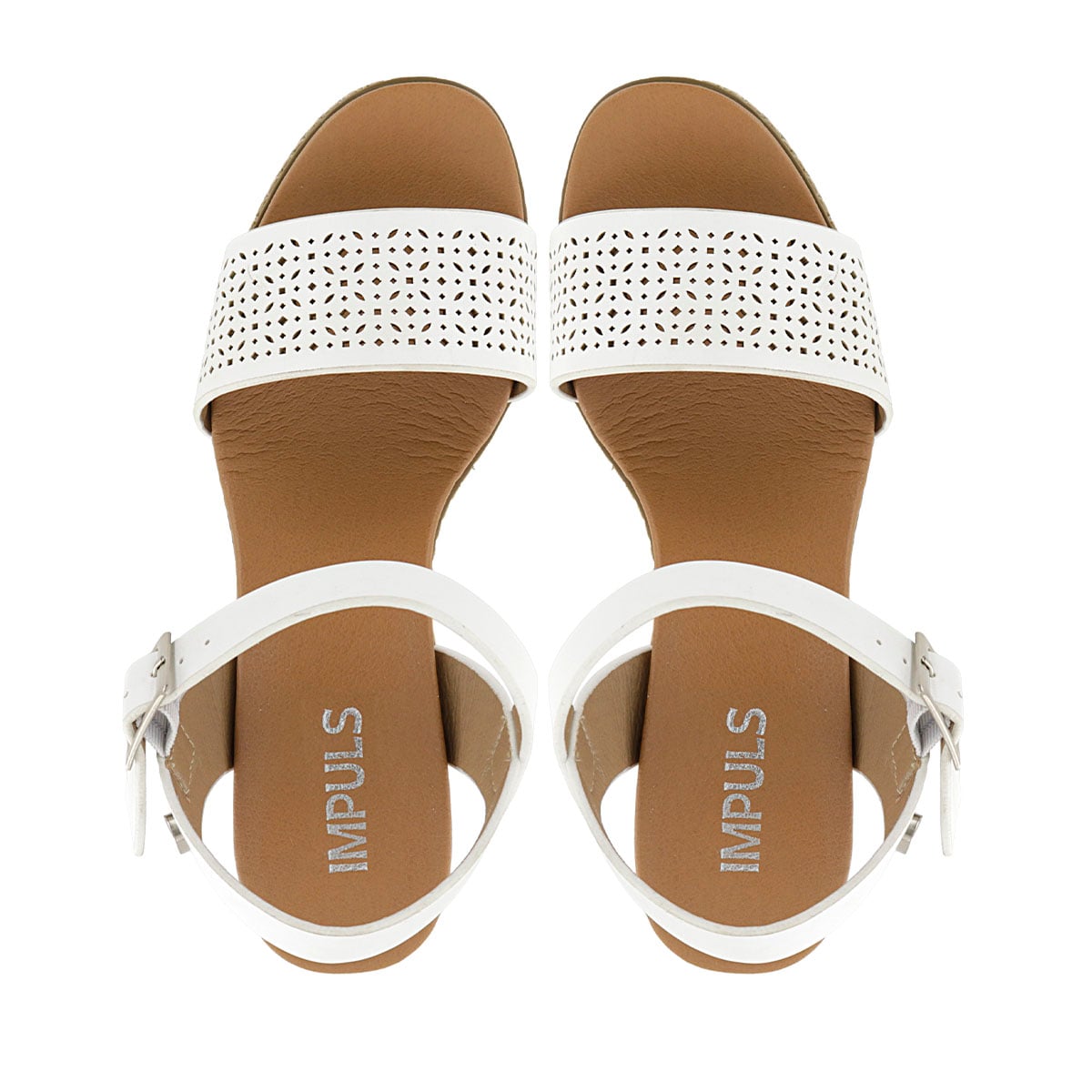SANDALIAS TACO IMPULS MUJER ARIANA09 BLANCO - 5
