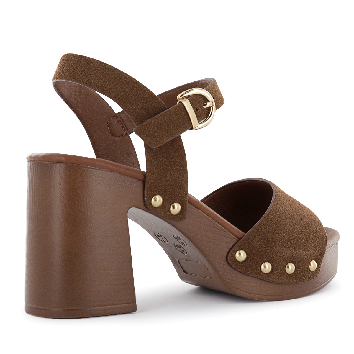 SANDALIAS TACO MUJER HALSEY05 CAMEL - 3