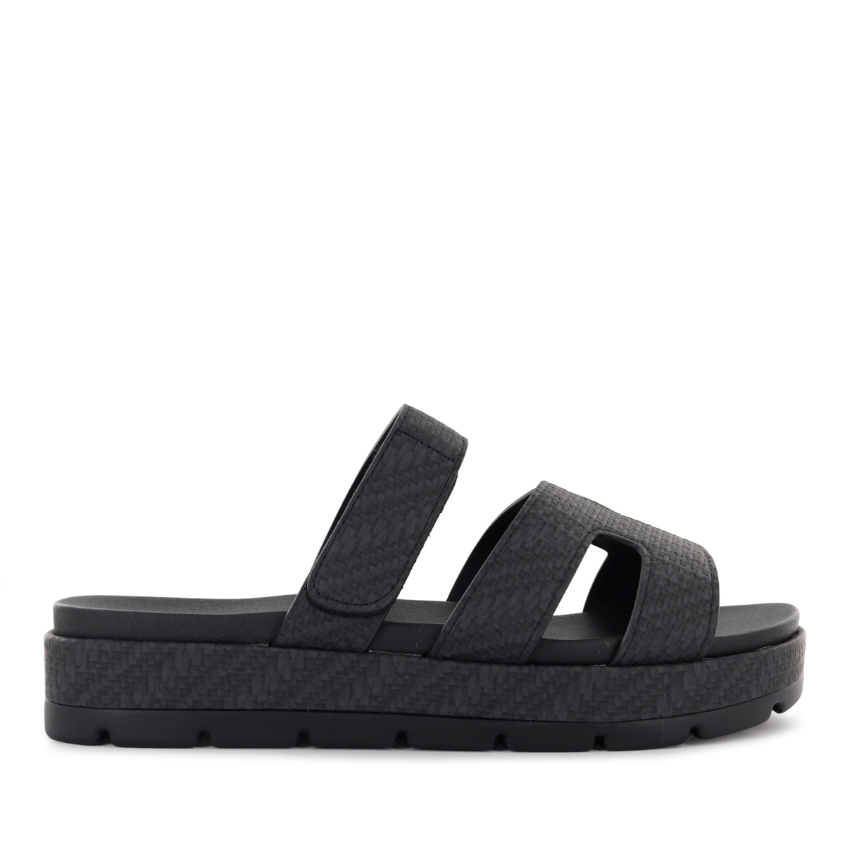SANDALIAS CUÑA MUJER KESHA10 NEGRO - 2