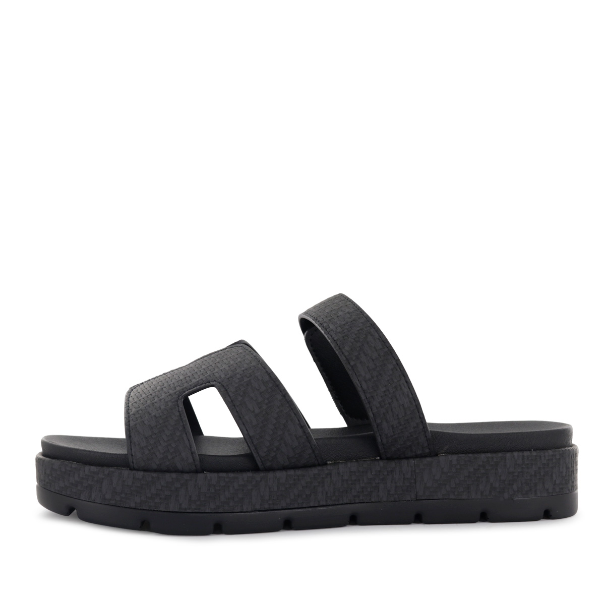 SANDALIAS CUÑA MUJER KESHA10 NEGRO - 4
