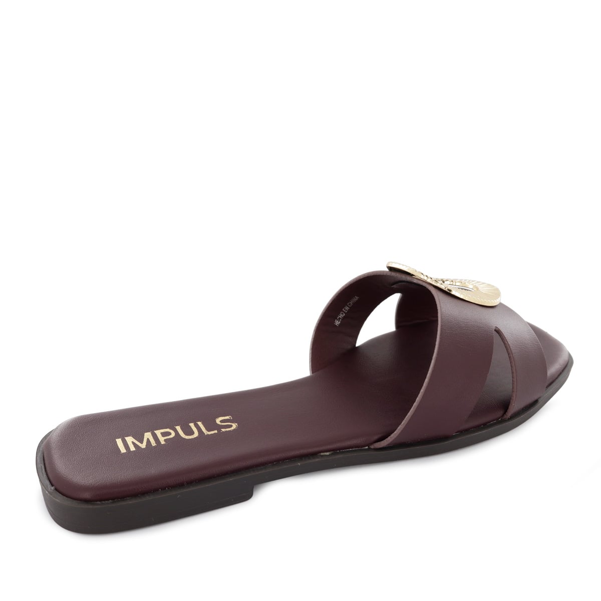SANDALIAS FLATS MUJER DAIRA08 VINO - 3