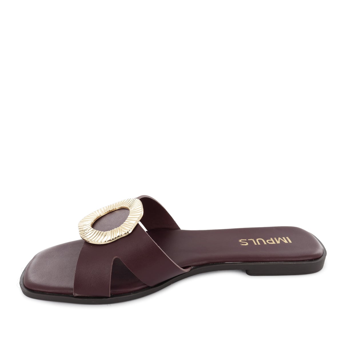 SANDALIAS FLATS MUJER DAIRA08 VINO - 4