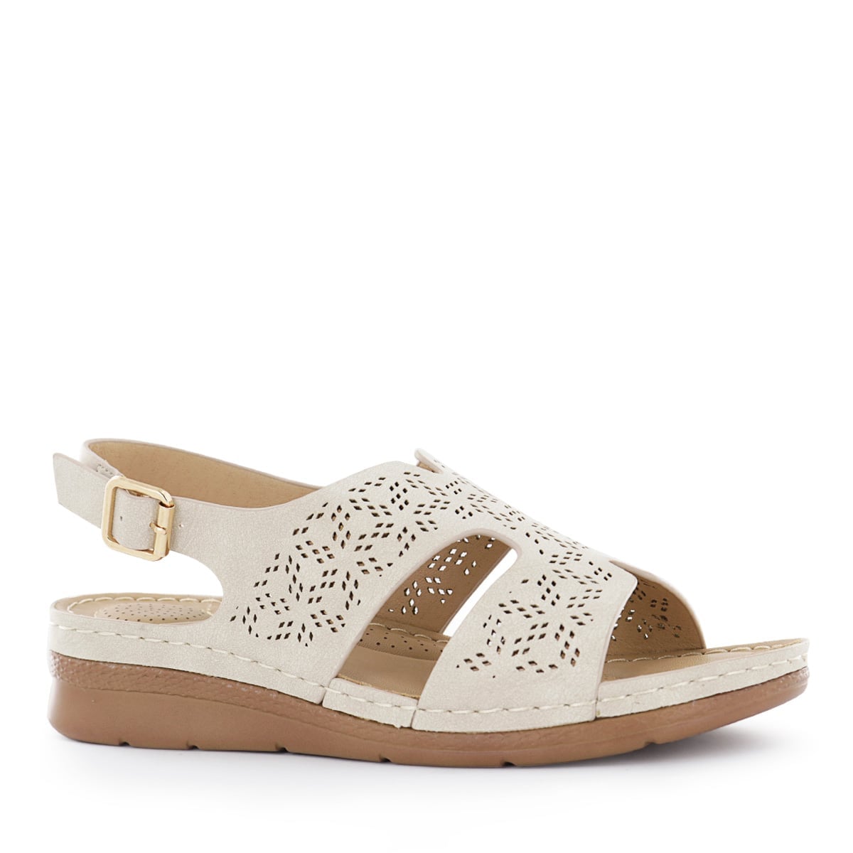 SANDALIAS CUÑA MUJER SAIDA16 HIELO - 1