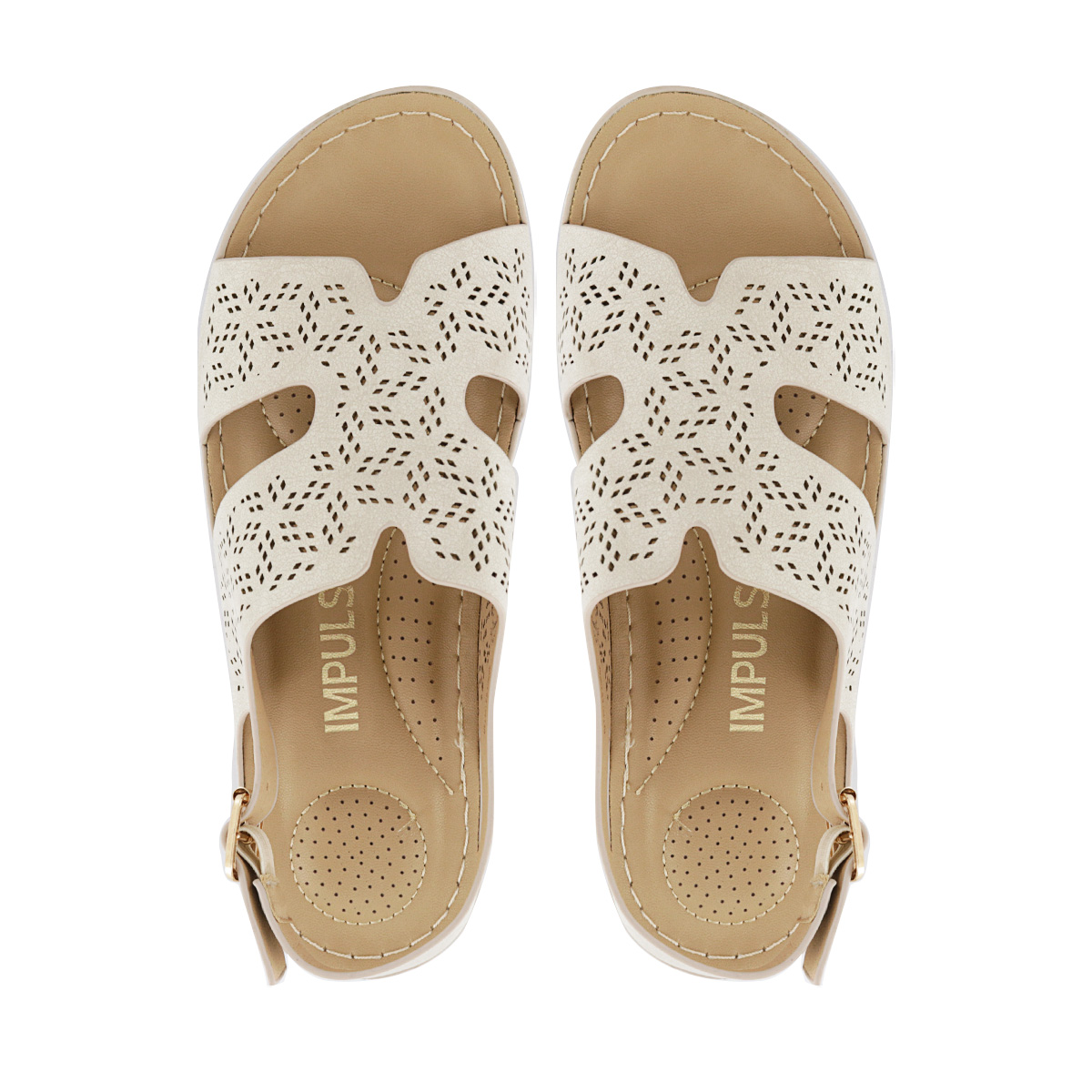 SANDALIAS CUÑA MUJER SAIDA16 HIELO - 5