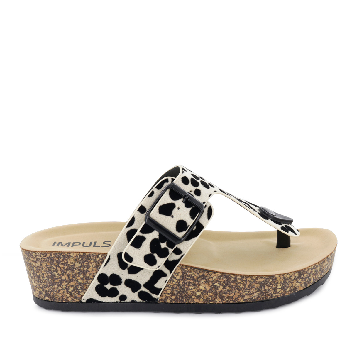 SANDALIAS CUÑA MUJER HANI09 ANIMAL PRINT - 2