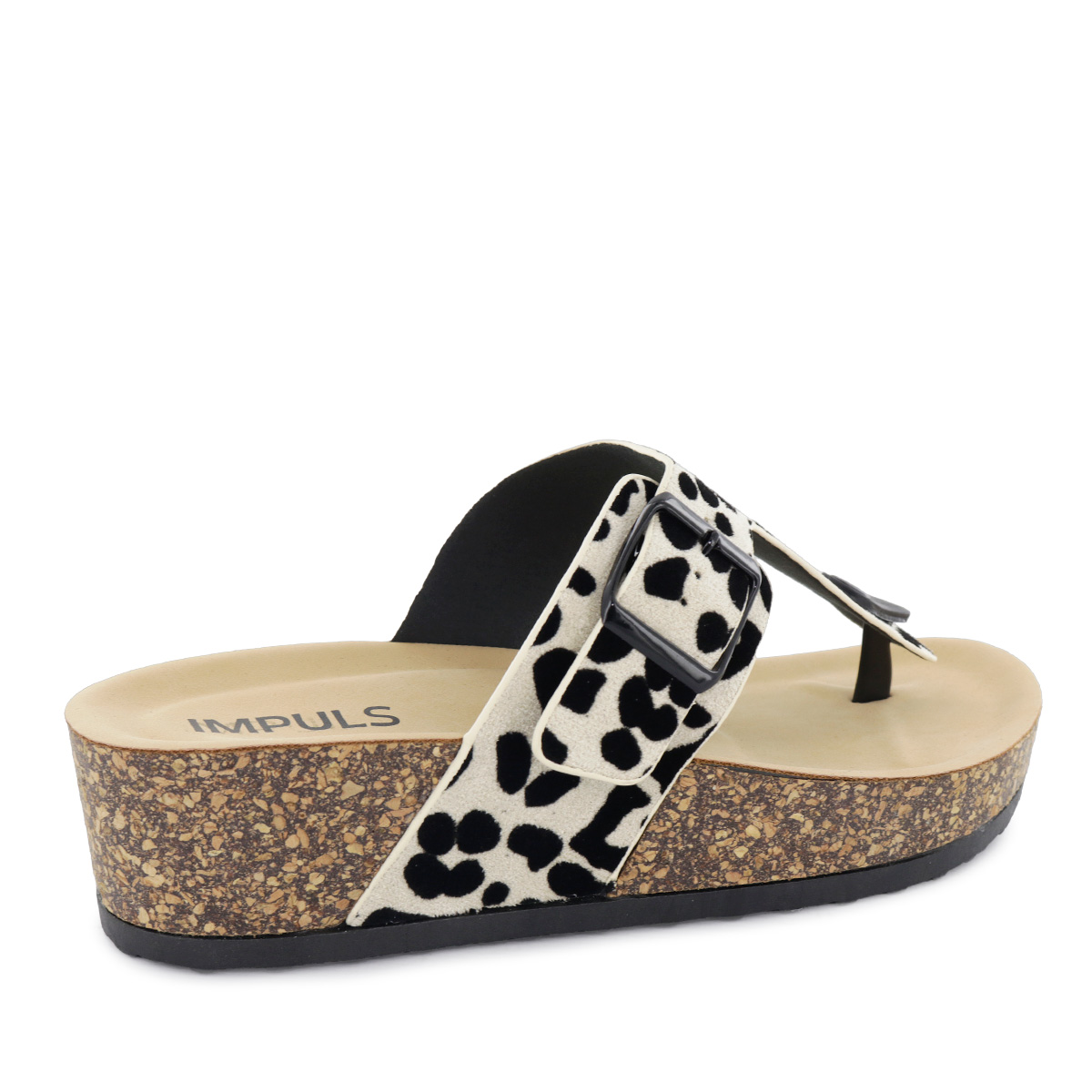 SANDALIAS CUÑA MUJER HANI09 ANIMAL PRINT - 3