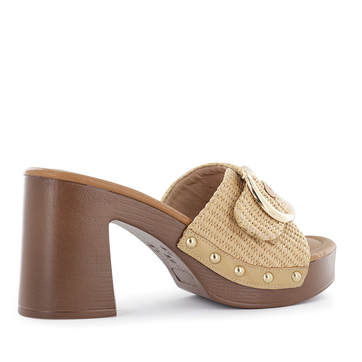 SANDALIAS TACO MUJER HALSEY04 RAFIA - 3