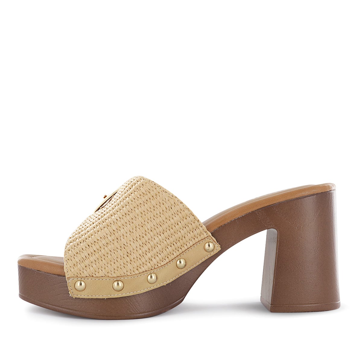 SANDALIAS TACO MUJER HALSEY04 RAFIA - 4