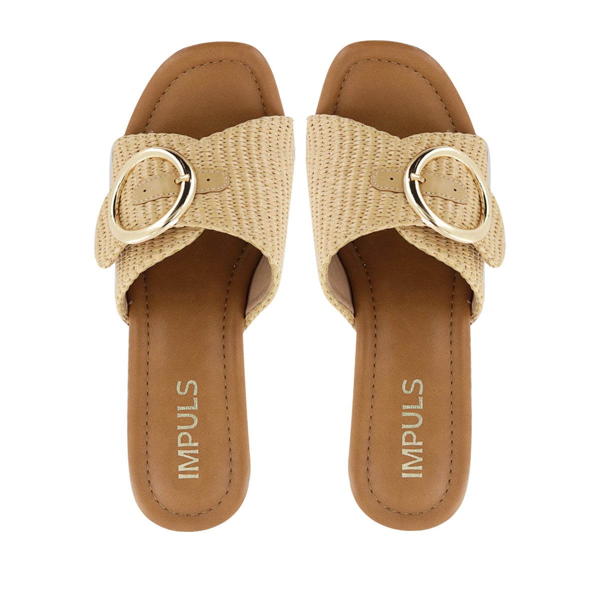SANDALIAS TACO MUJER HALSEY04 RAFIA - 5