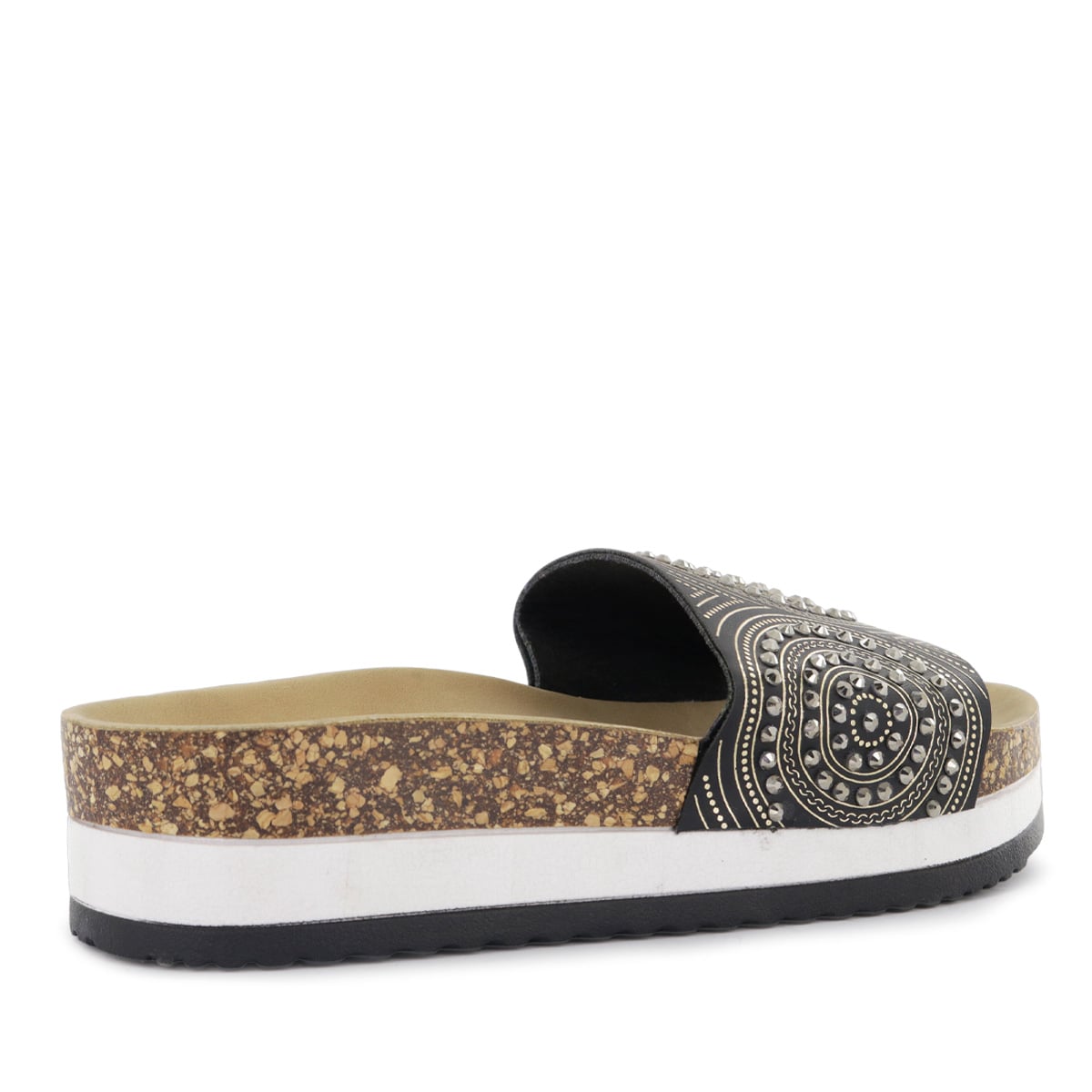SANDALIAS CUÑA MUJER YOKO29 NEGRO - 3