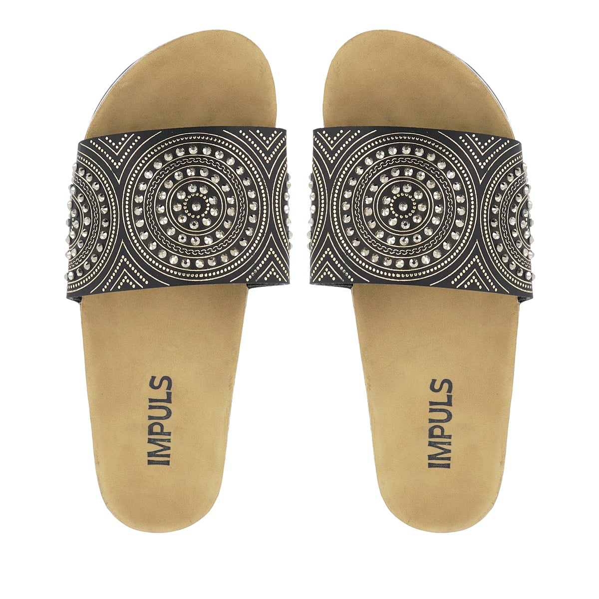 SANDALIAS CUÑA MUJER YOKO29 NEGRO - 5