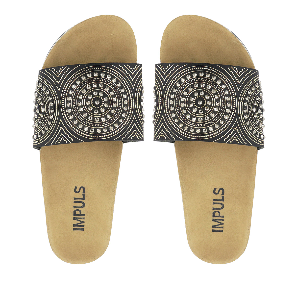 SANDALIAS CUÑA MUJER YOKO29 NEGRO - 5
