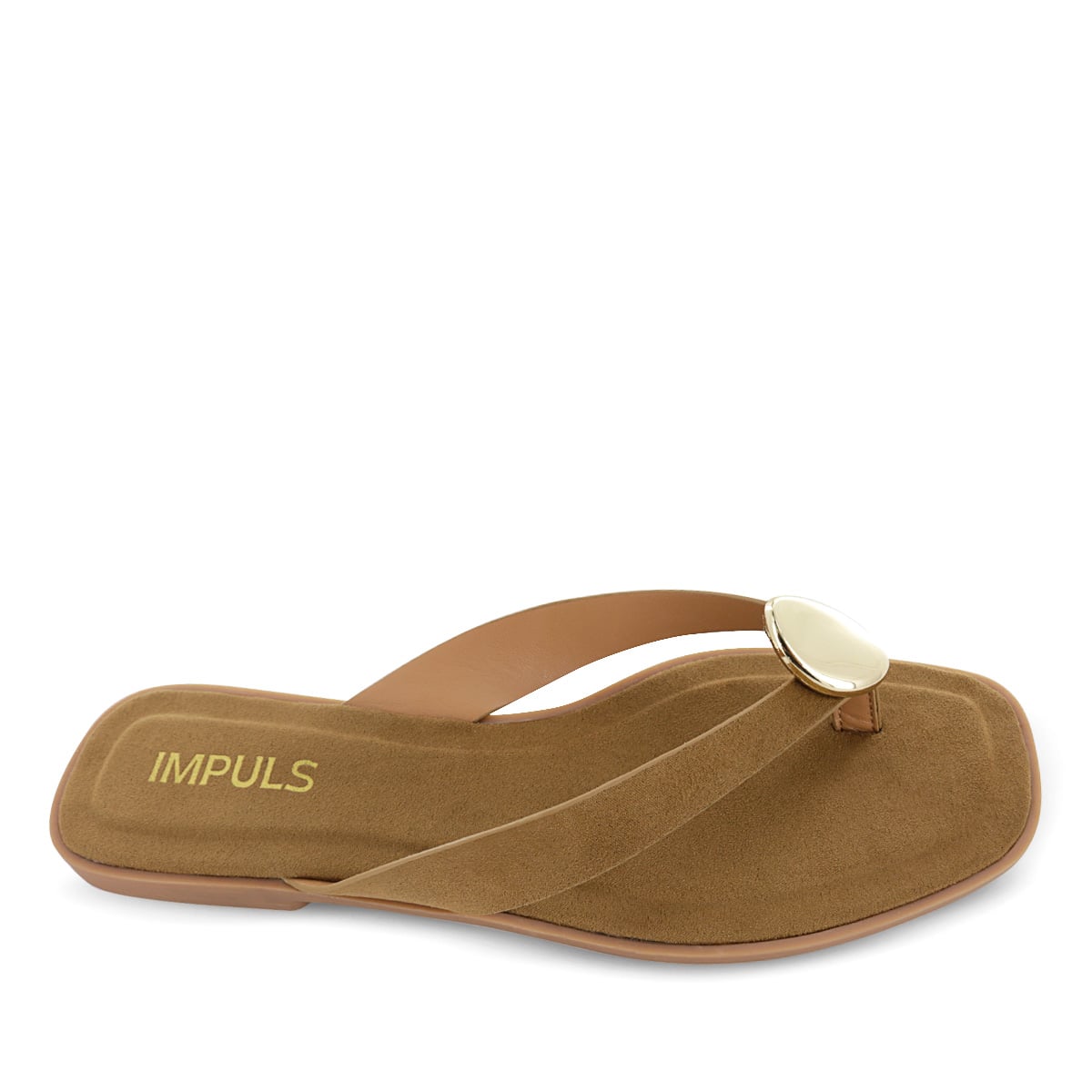 SANDALIAS FLATS MUJER DAIRA10 CAMEL - 2