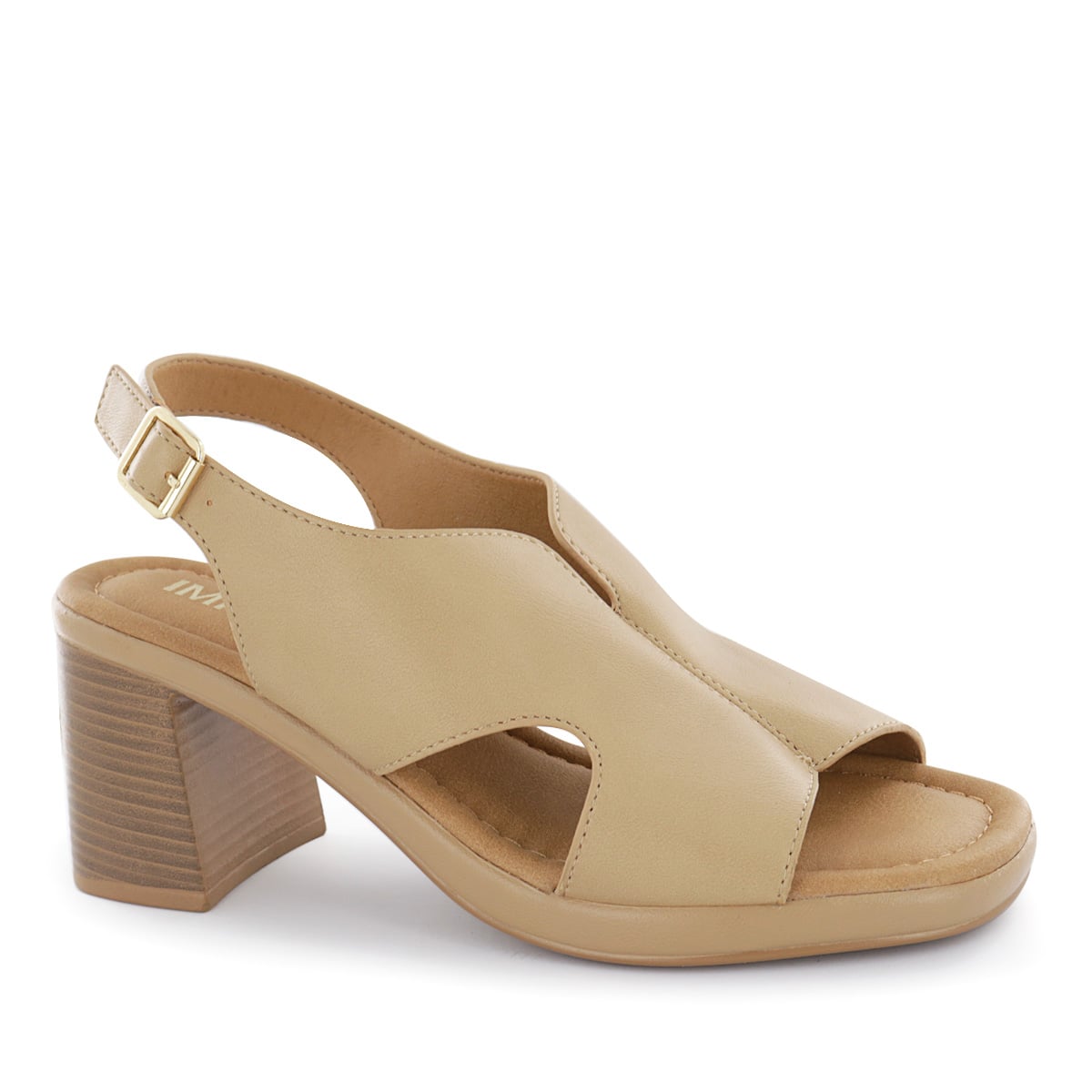 SANDALIAS TACO MUJER HALSEY02 BEIGE - 1
