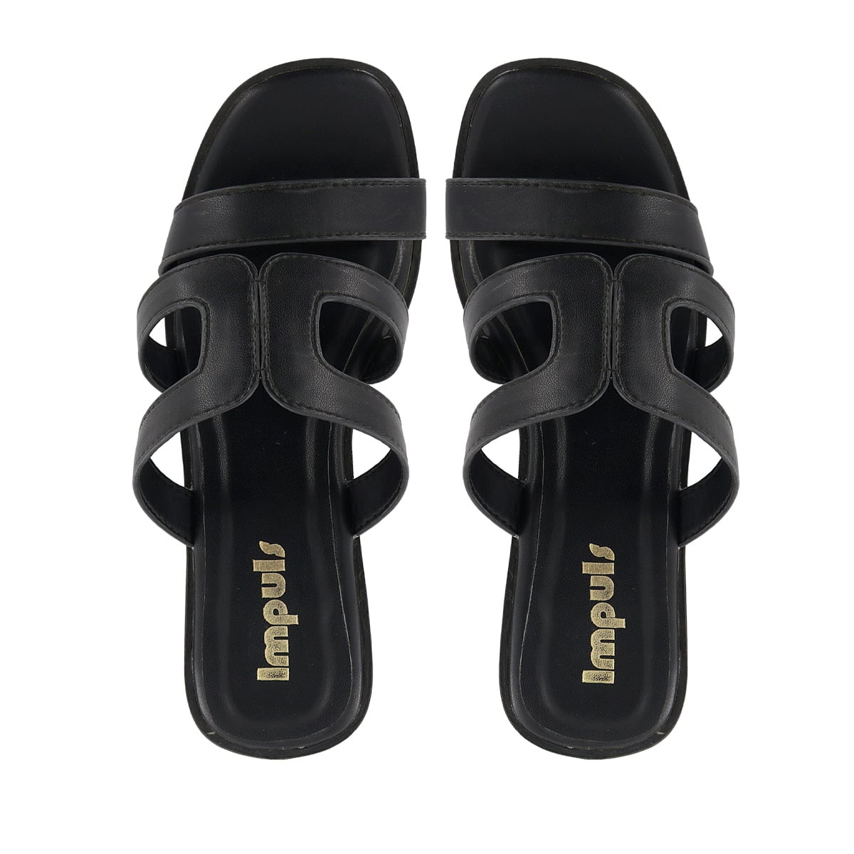 SANDALIAS CUÑA MUJER KESHA08 NEGRO - 5