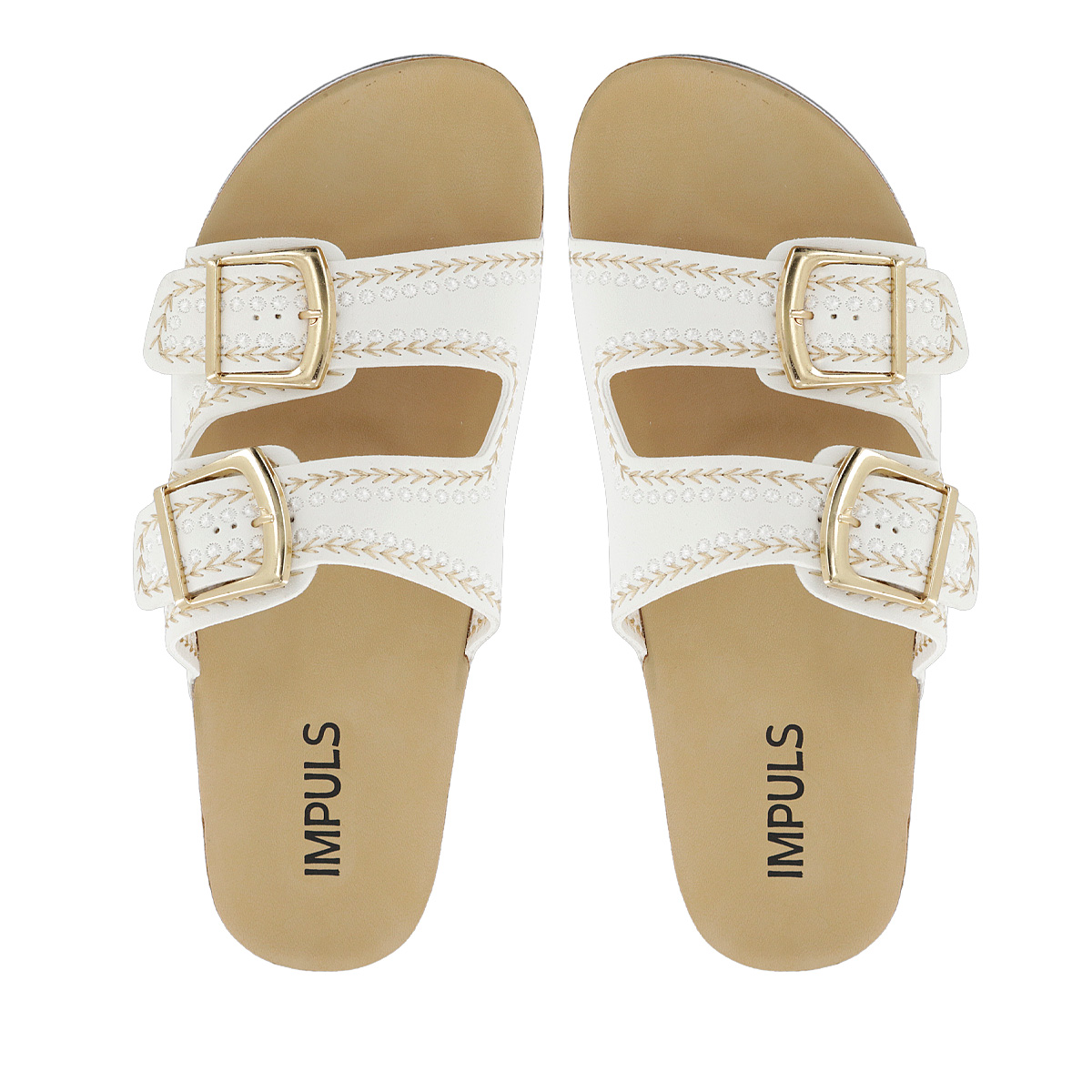 SANDALIAS CUÑA MUJER YOKO28 BLANCO - 5