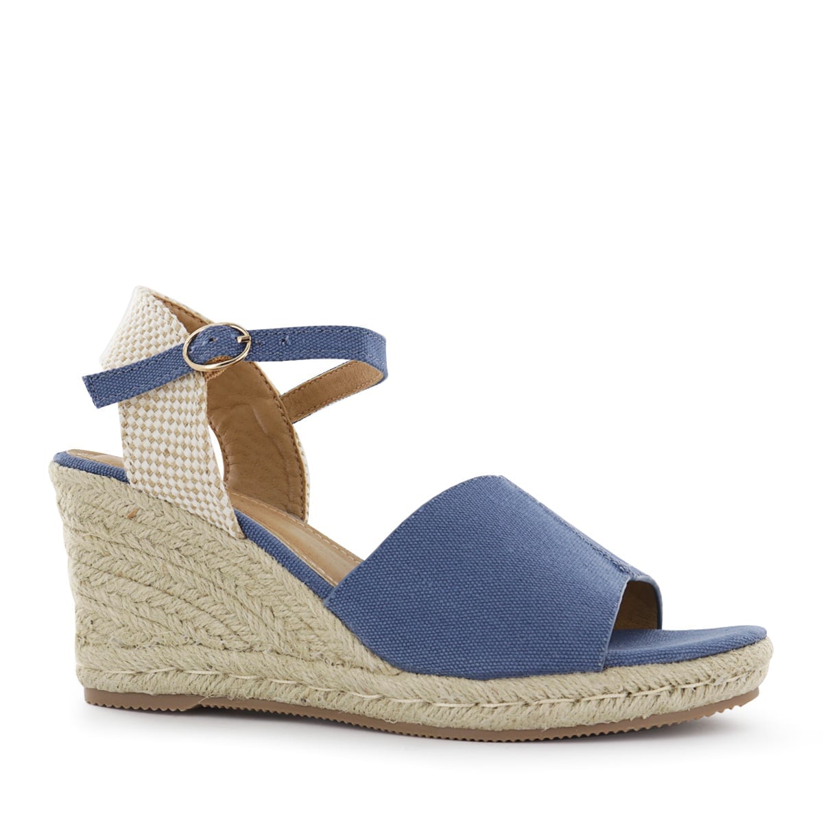 SANDALIAS CUÑA MUJER HELLEN04 NAVY - 1