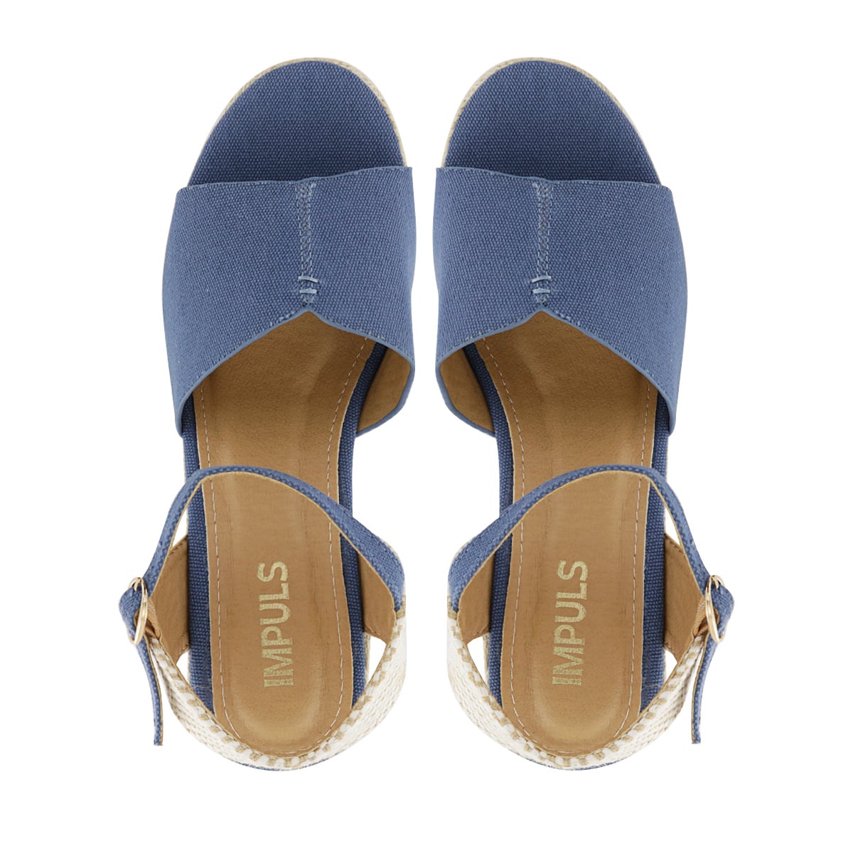 SANDALIAS CUÑA MUJER HELLEN04 NAVY - 5