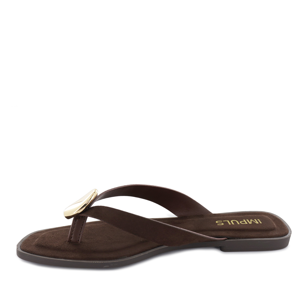 SANDALIAS FLATS MUJER DAIRA10 CHOCOLATE - 4