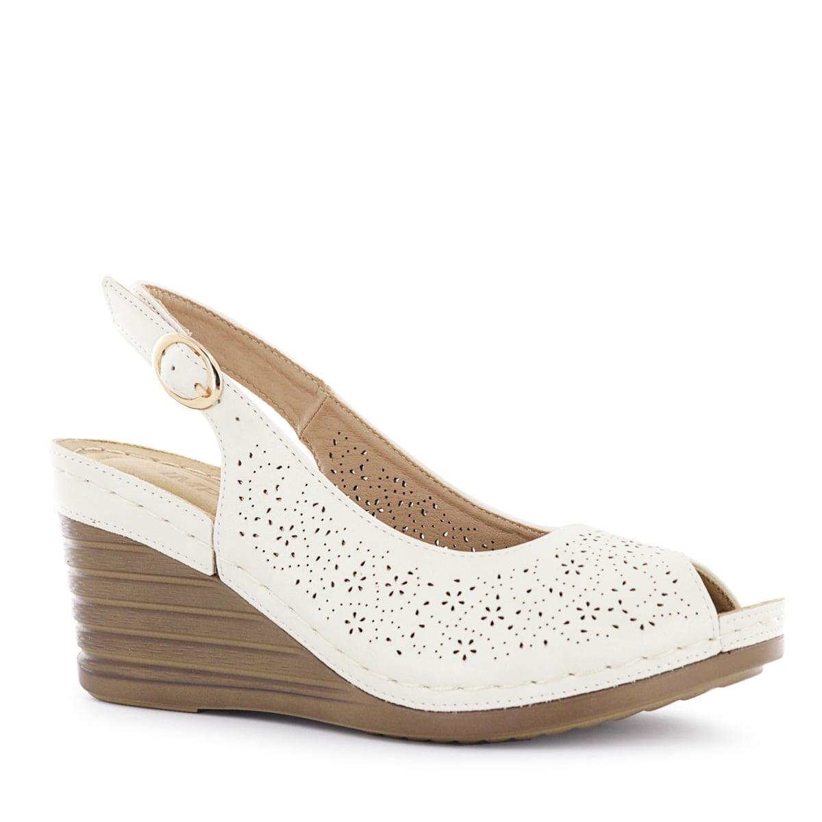 SANDALIAS CUÑA MUJER SAIDA17 HIELO - 1