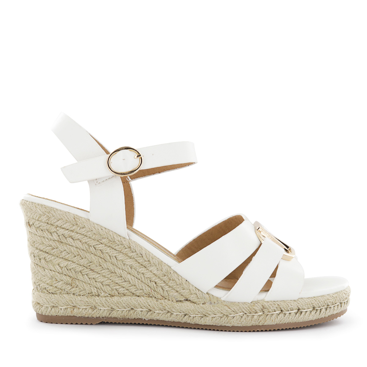 SANDALIAS CUÑA MUJER HELLEN01 BLANCO - 2