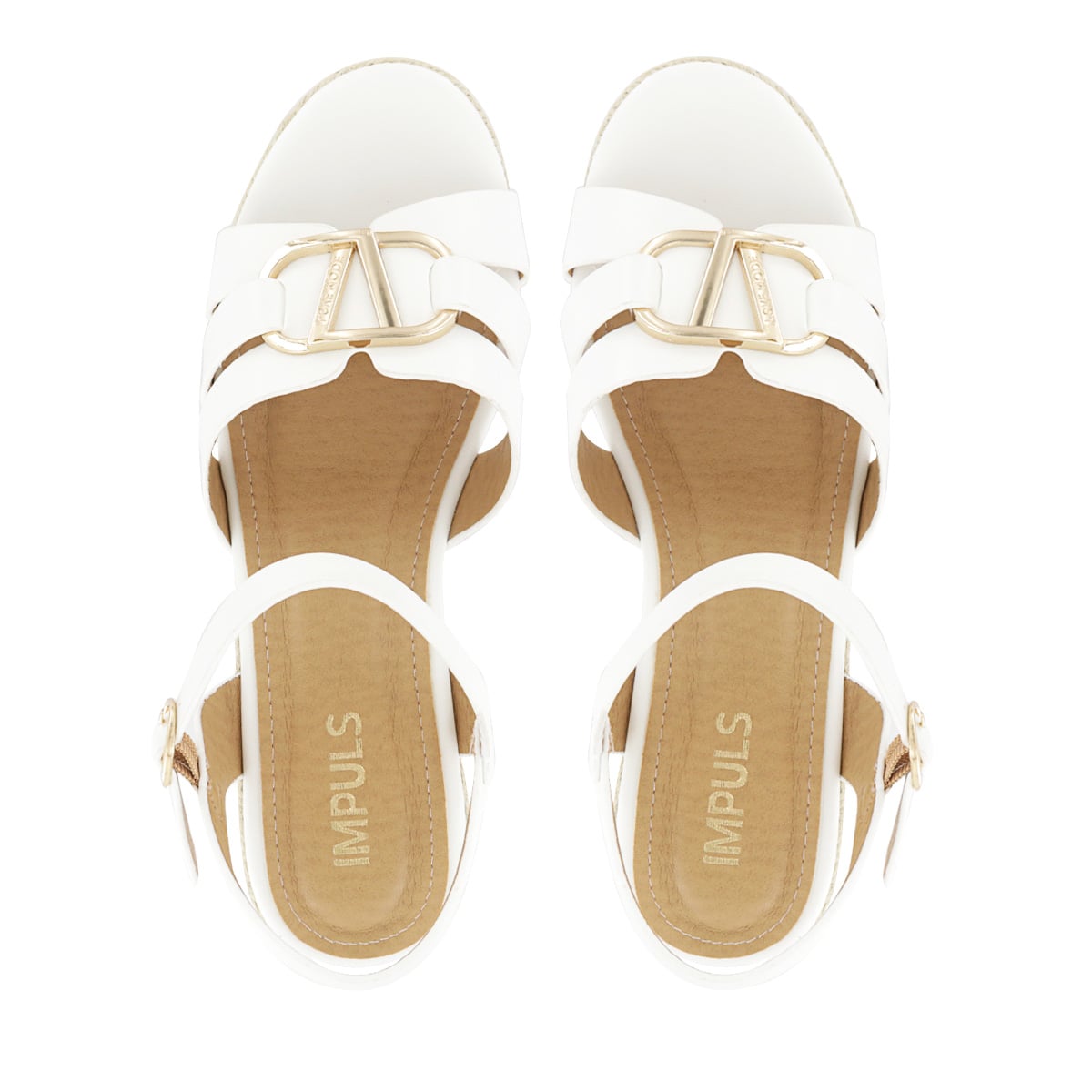 SANDALIAS CUÑA MUJER HELLEN01 BLANCO - 5