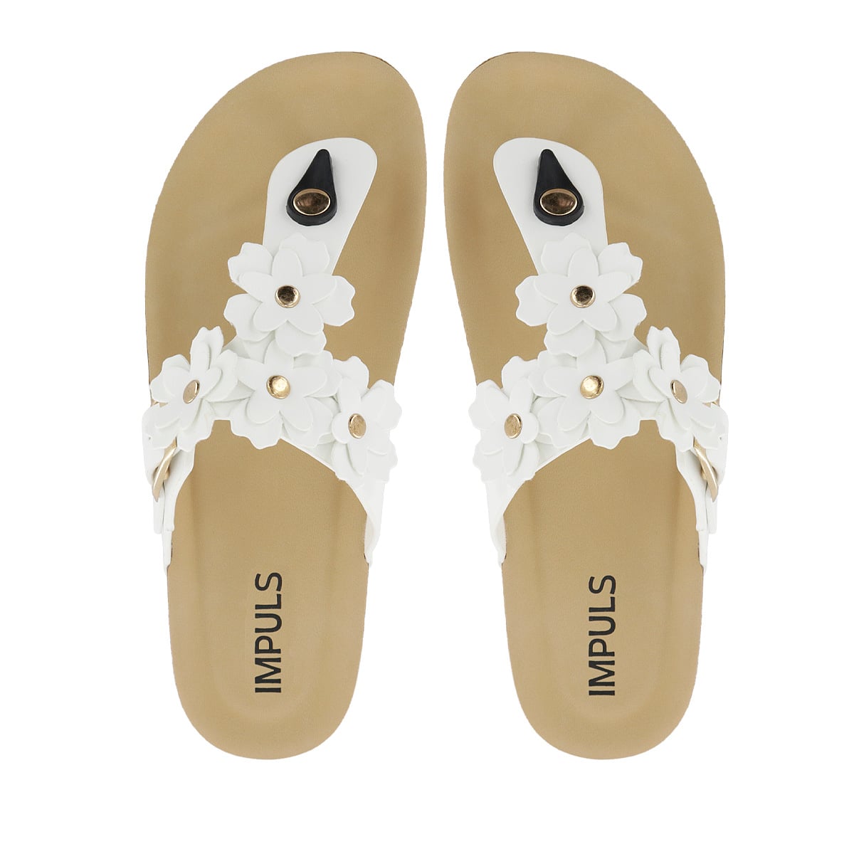 SANDALIAS CUÑA MUJER HANI08 BLANCO - 5